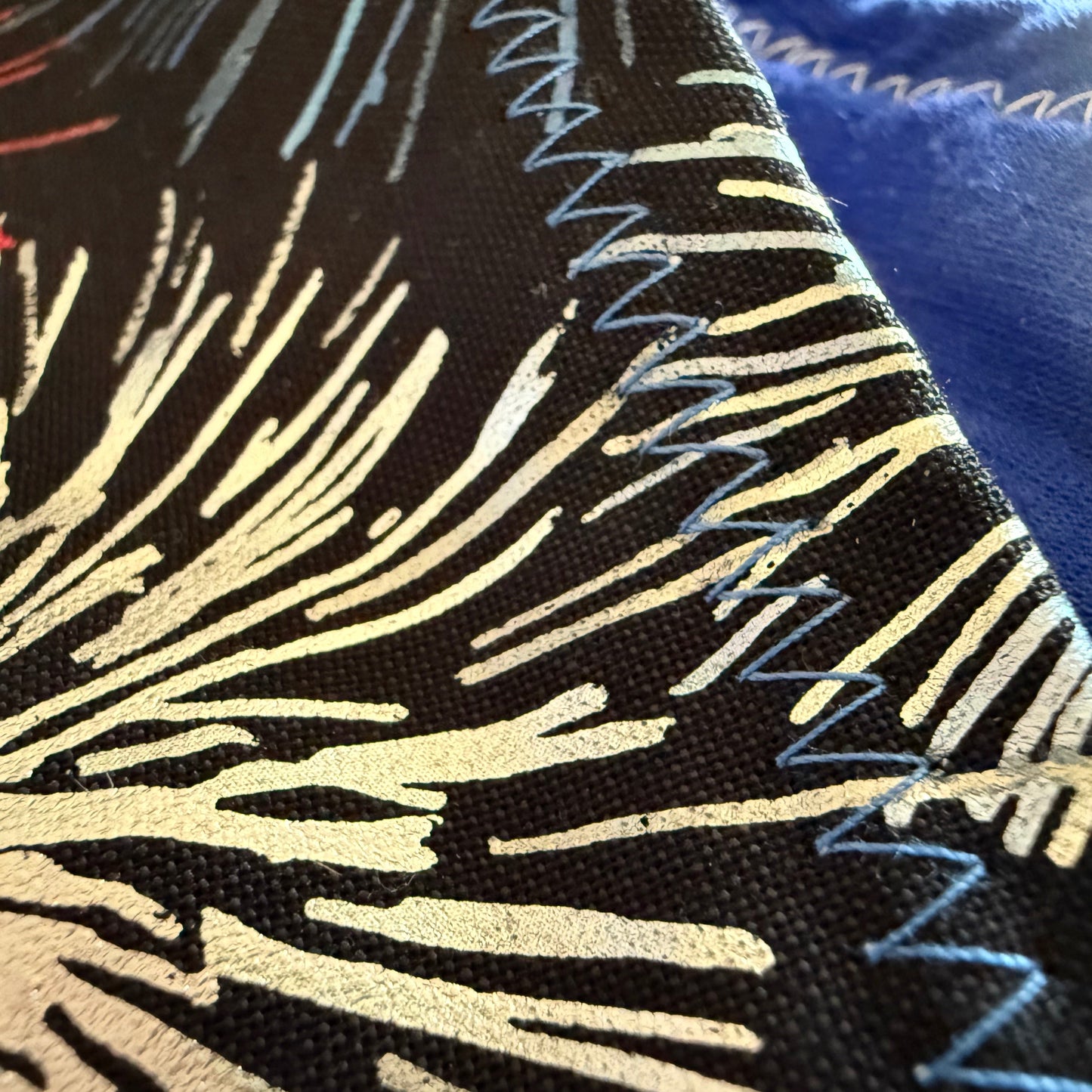 4th of july, Adjustable hemp-lined dog bandana – breathable and lightweight