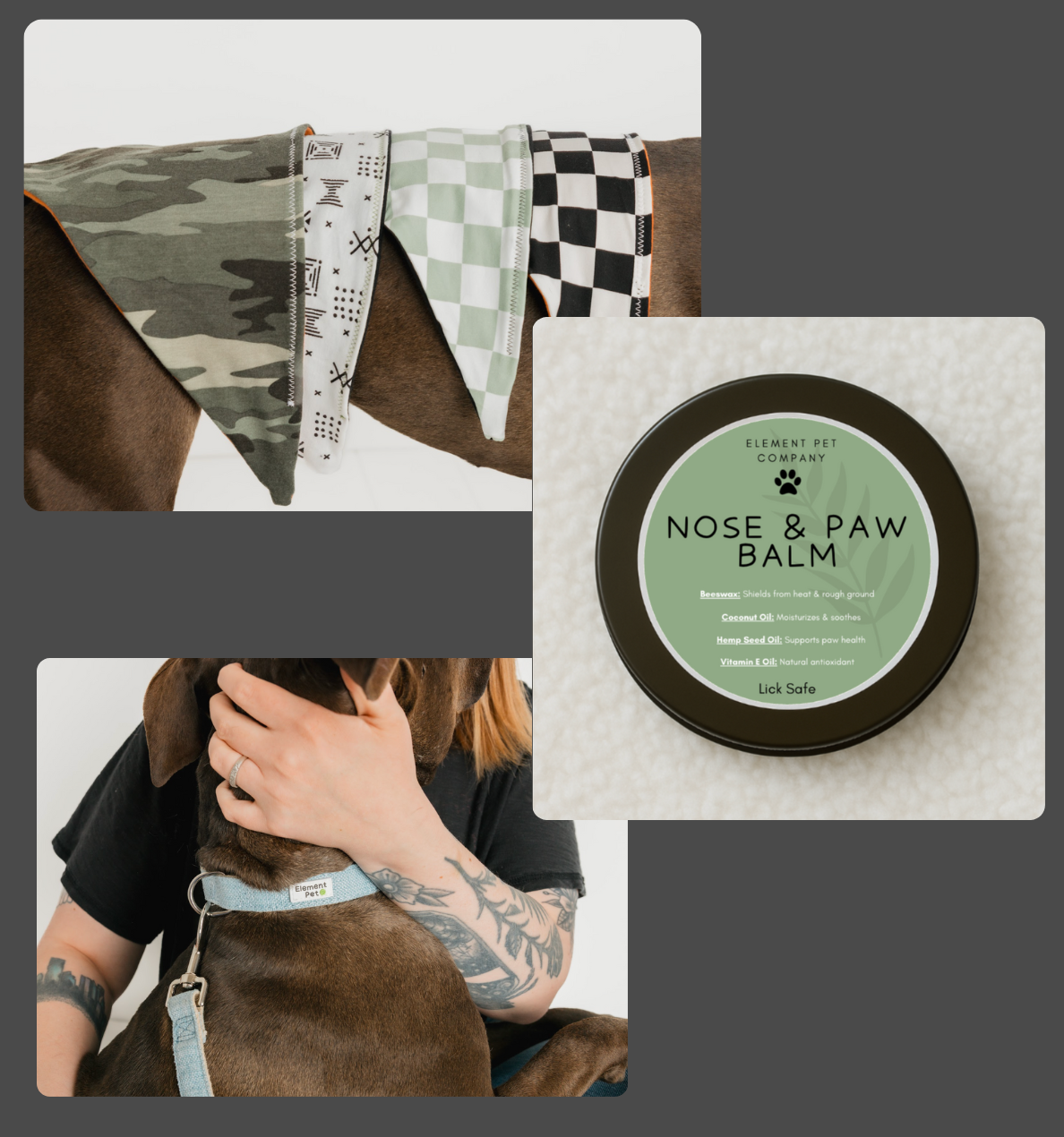 Puppy Starter Pack – Collar, Leash, Balm + Bandana/Bow