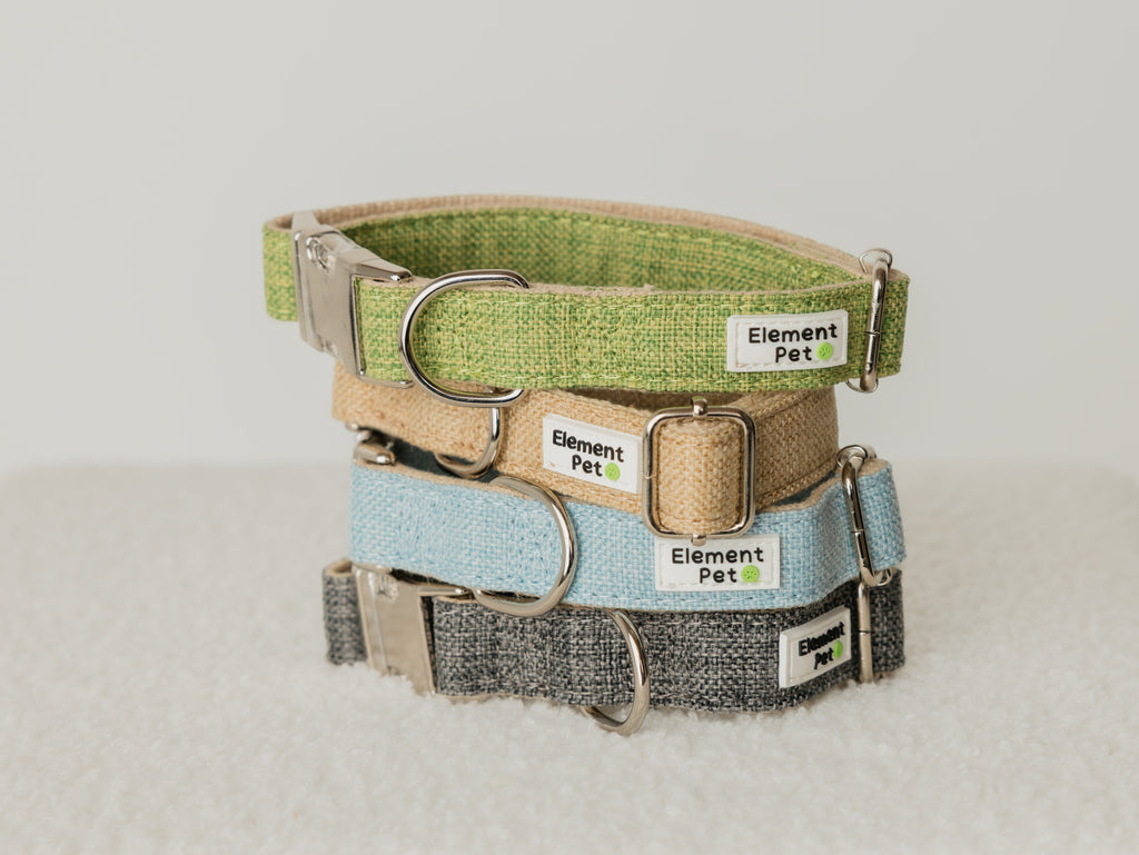 Natural hemp dog collar in tan – eco-friendly, adjustable, and durable
Eco-friendly hemp dog collar in carbon gray – sustainable and minimal
Green hemp dog collar for dogs – comfortable and plant-based
Aqua hemp collar for dogs – breathable, lightweight, and plastic-free