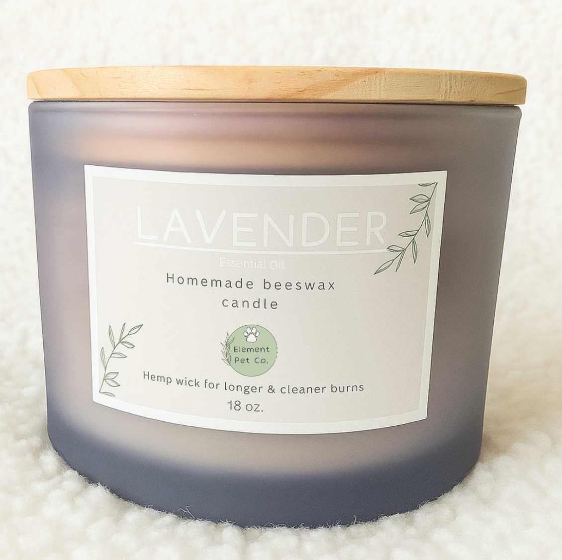 Pet Safe Beeswax Candle