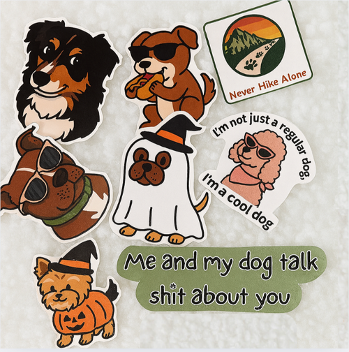 August the Aussie- Sticker